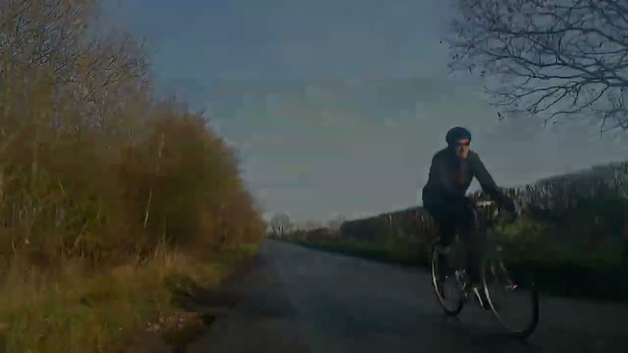 Cycling through Fradley Junction, 10.30am, December 2025