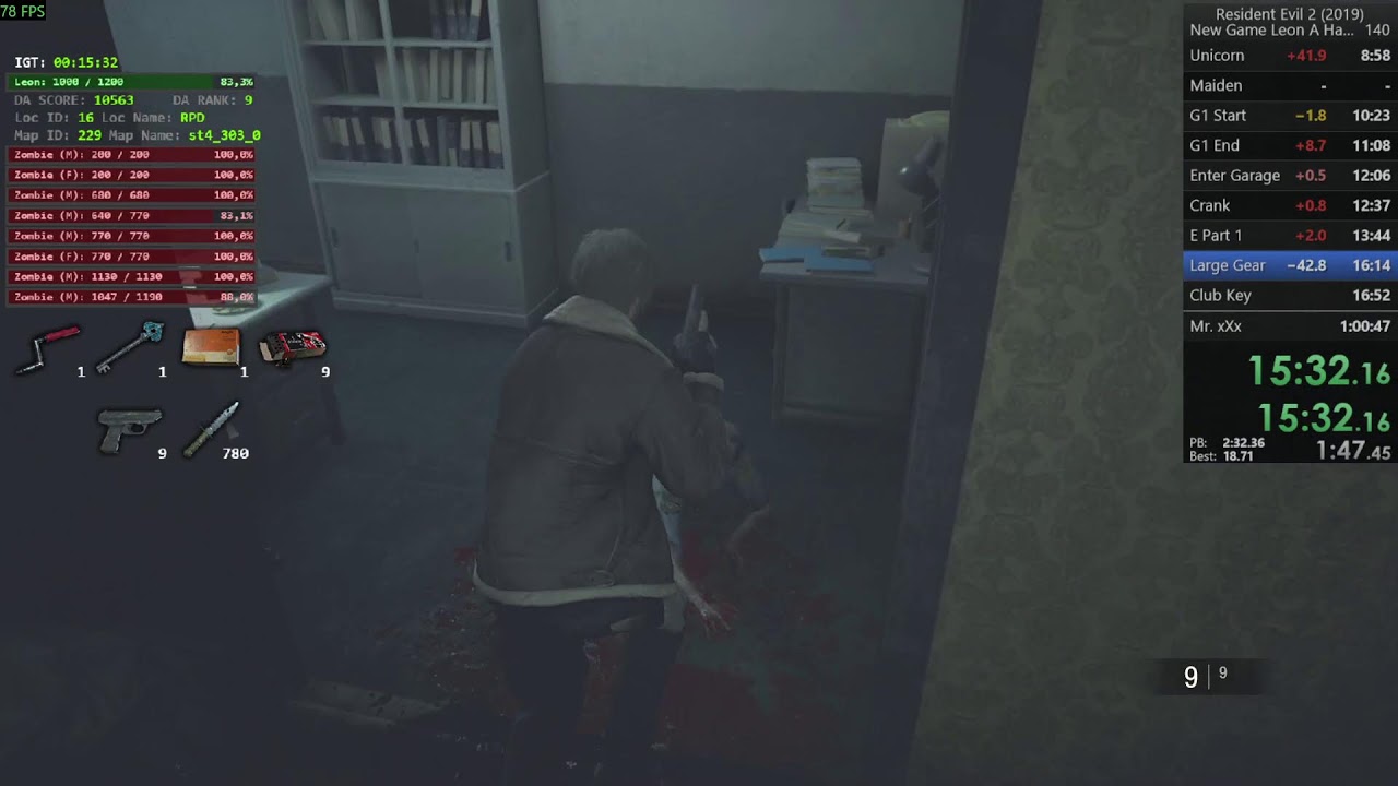 [Live] Resident Evil 2 Remake  Hardcore