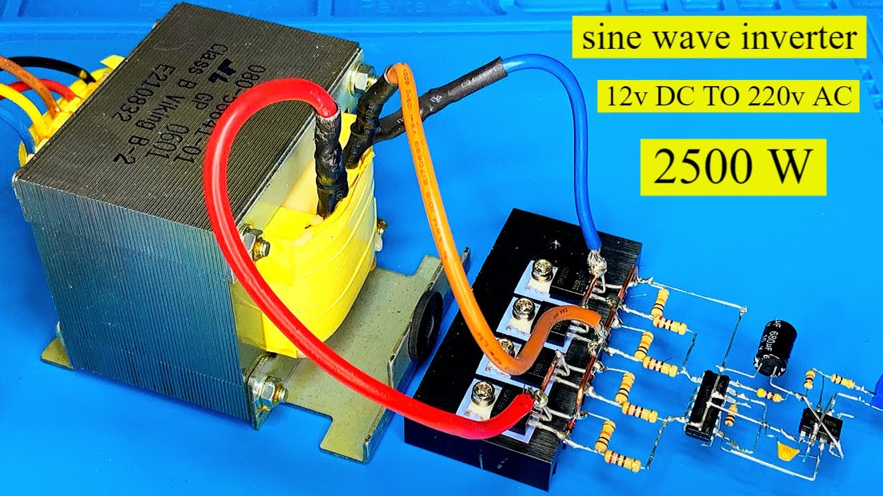 как сделать инвертор 2500w, синусоида, mosfet, irf3205