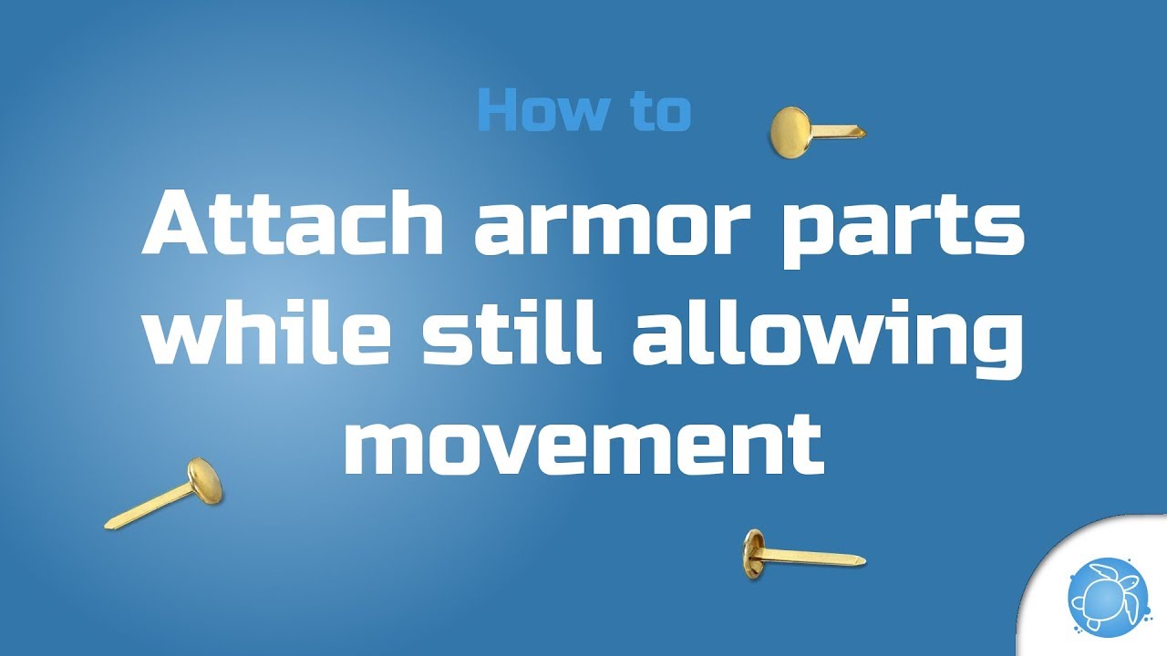 Cosplay Tutorial - Attach armor parts while still allowing movement