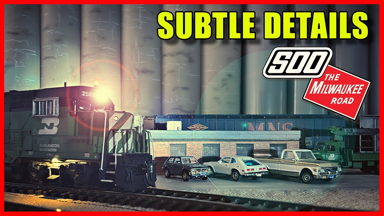 REALISTIC DETAILS that will bring your railroad to life