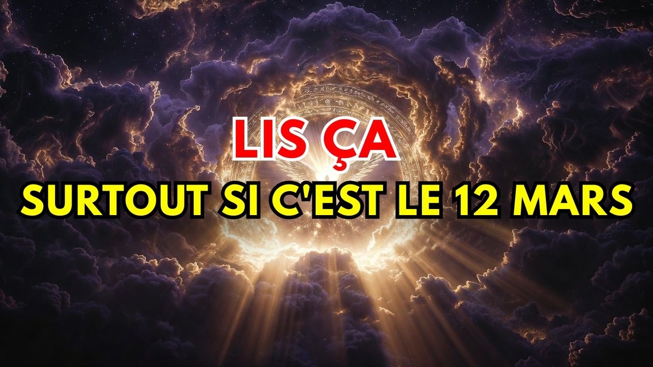 12 Mars : Dieu a Arrêté le Temps Pour te Parler — Ne Zappe Pas
