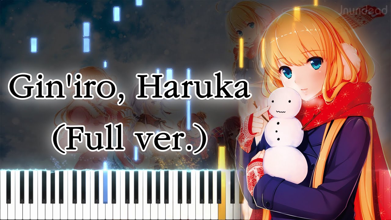 【銀色、遥か OP】銀色、遥か (フル) ピアノアレンジ