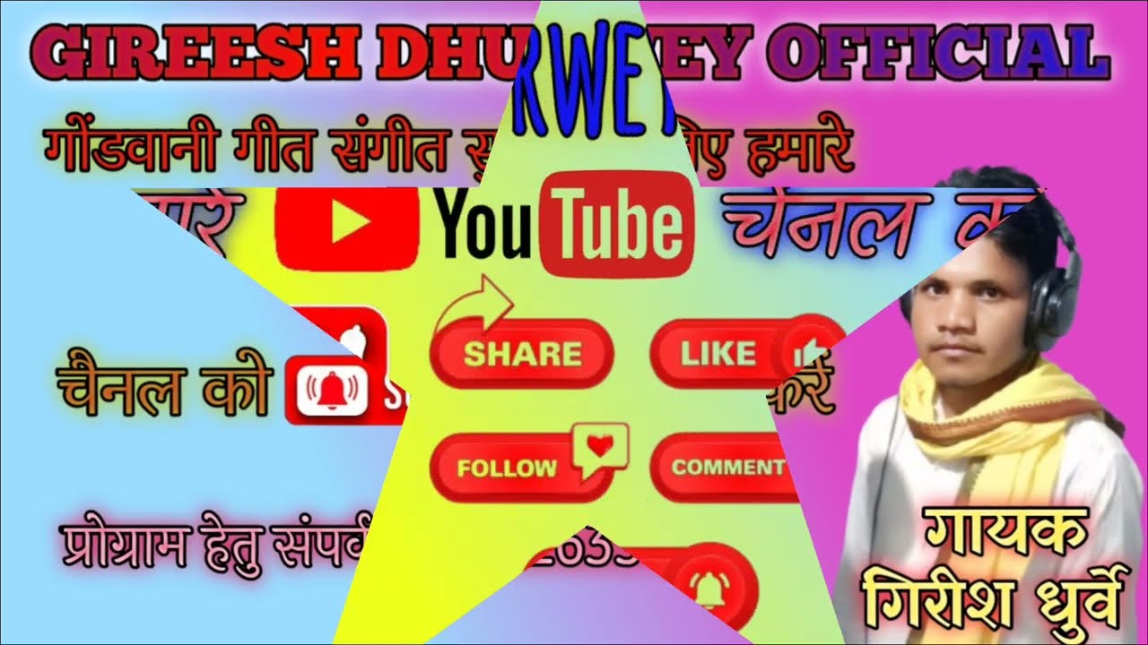 न्यू धमाका करमा गीत!! हाय गा जांगर कहा बिगड़ गए,!! स्वर गिरीश धुर्वे!!hay ga jangar kaha bigad gay 