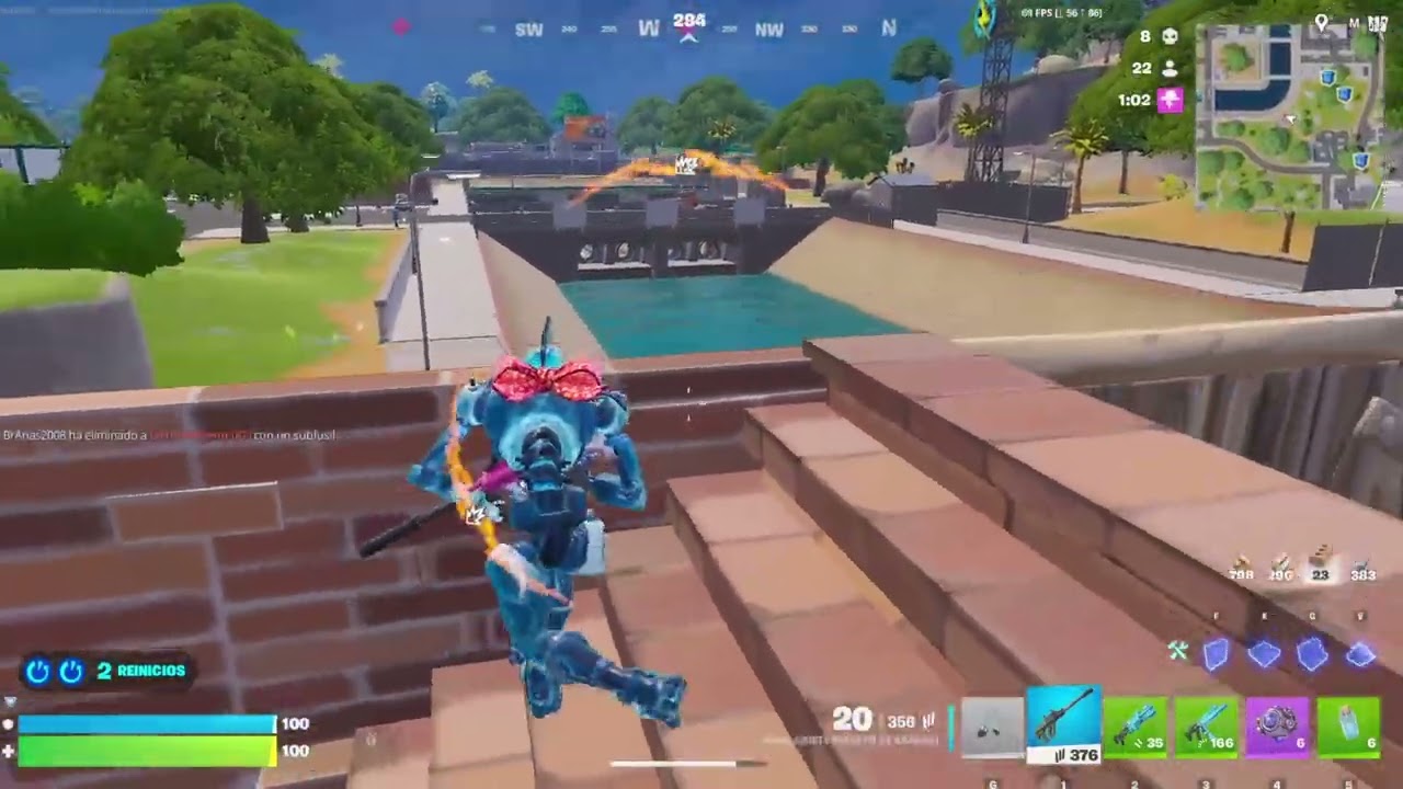 Yo jugando Fortnite Recarga (Soy malisimo)