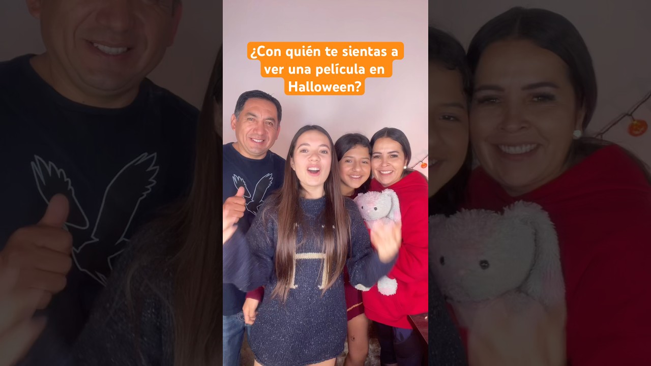 &iquest;Con qui&eacute;n te sientas a ver una pel&iacute;cula en Halloween? 🎃