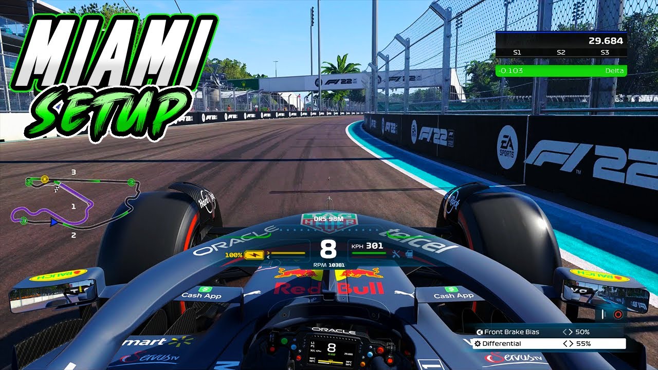 F1 22 MIAMI HOTLAP + SETUP (1:26.269)