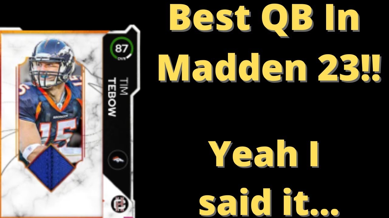 Campus Hero Tim Tebow | Player Review | Madden 23 Ultimate Team Gameplay