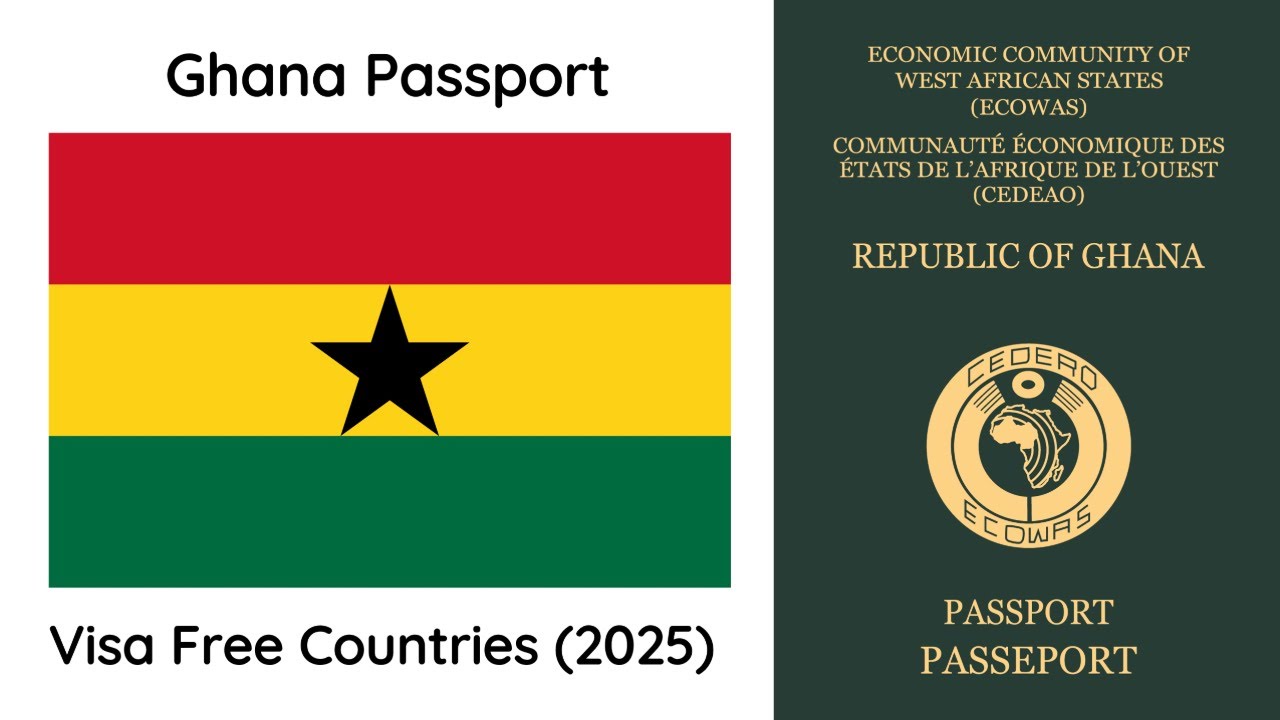 Ghana Passport Visa Free Countries (2025) | Visa on Arrival | ETA