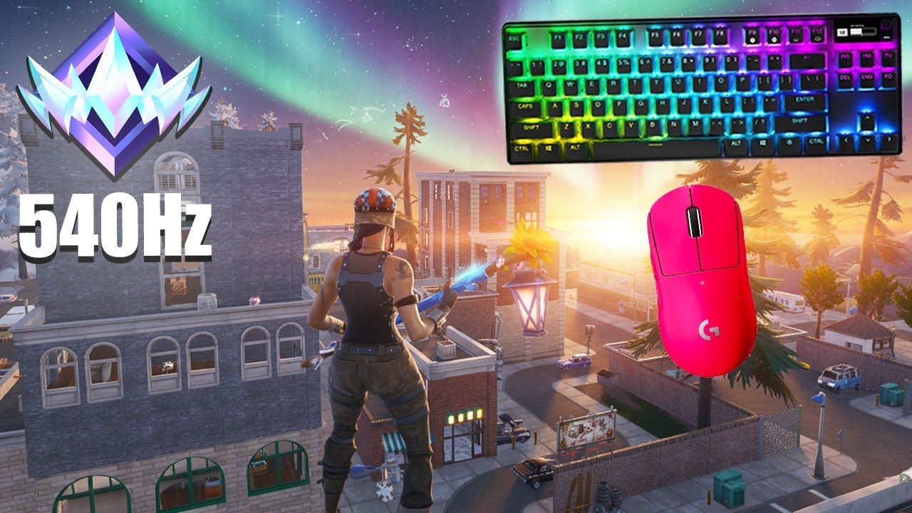 Fortnite ASMR 😴 1v1 Piece Control 🏆 Keyboard & Mouse Gameplay + Handcam | 120 FPS 4K