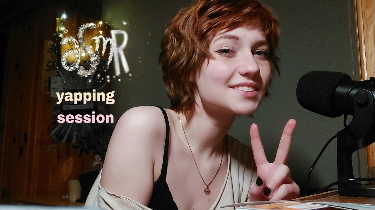 ASMR talking (new mic, showing new years gifts) 🦊🌱
