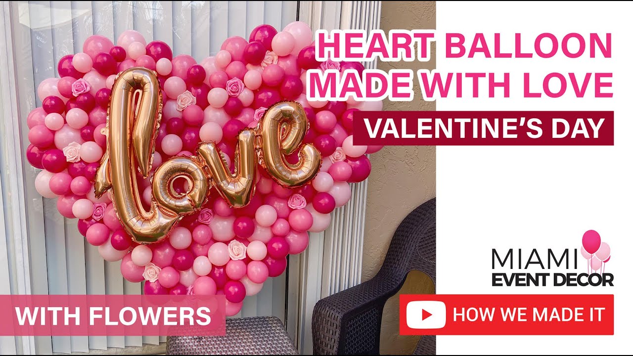 Big Balloon Heart | DIY Heart Balloon | Easy to do