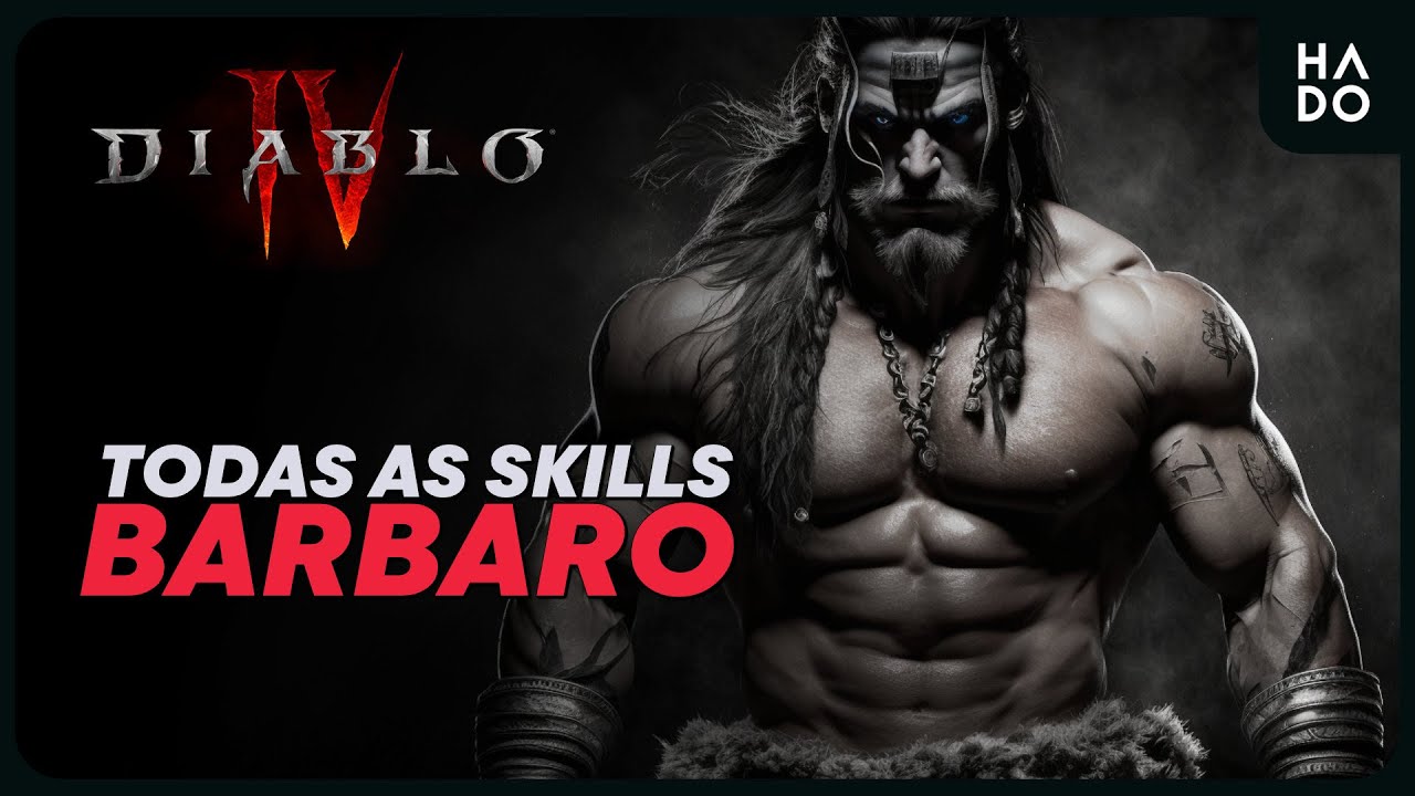 DIABLO 4: TODAS as Habilidades do Bárbaro Explicadas!