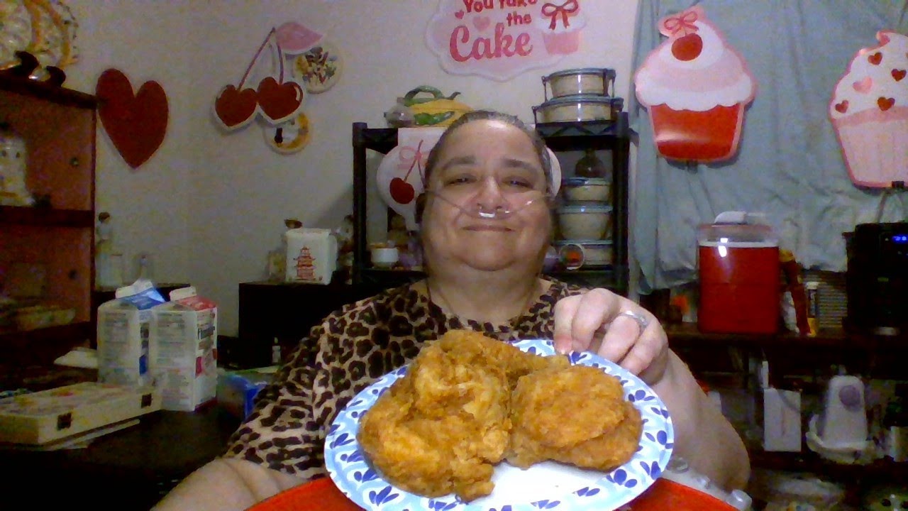 FRIED CHICKEN ASMR (no talking )