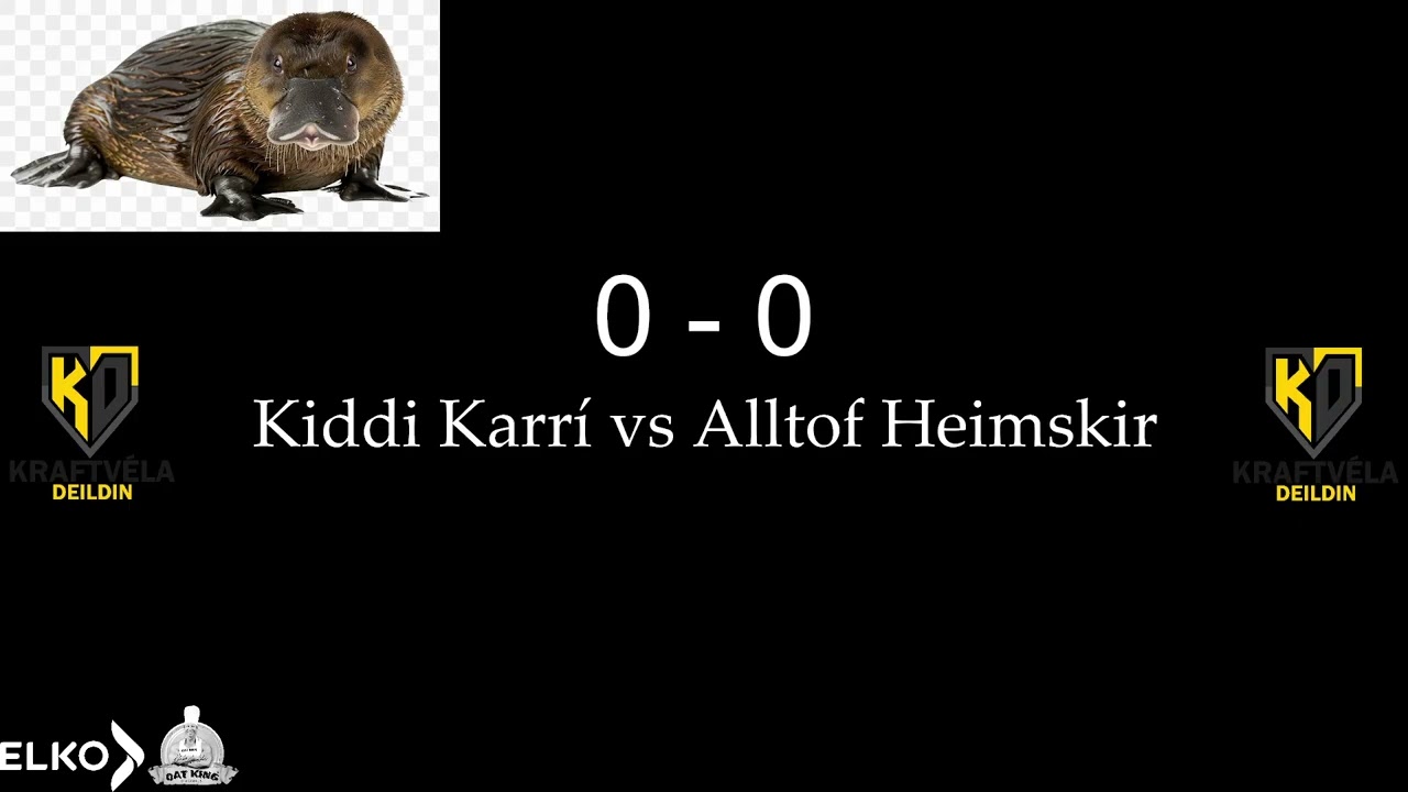 Kiddi Karr&iacute; vs Alltof Heimskir | Litla Kraftv&eacute;ladeildin |  Dota 2 |  ekki 5 min delay | Vi&eth; elsku