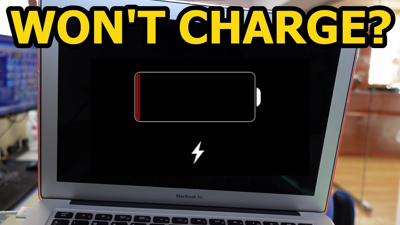 2017 Macbook Air Battery Icon Shows But Won't Turn On Fix