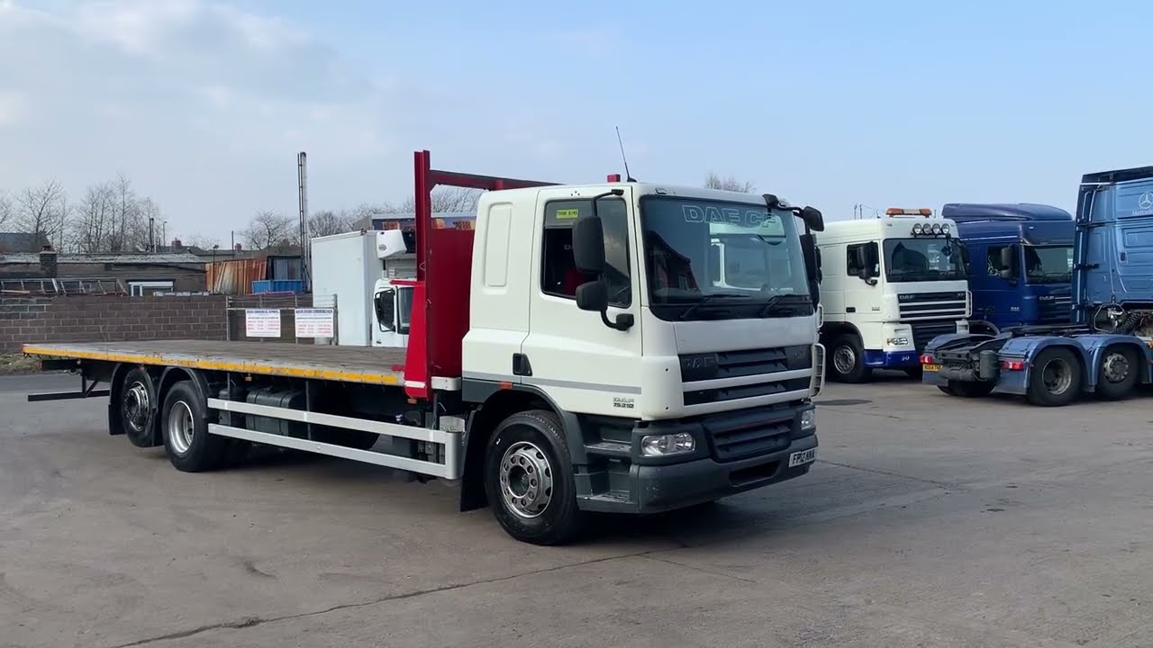 **FOR SALE** 2012 DAF CF75.310 FAR 26T Sleeper Cab 31FT Flatbed - Dixon Commercial Exports Ltd