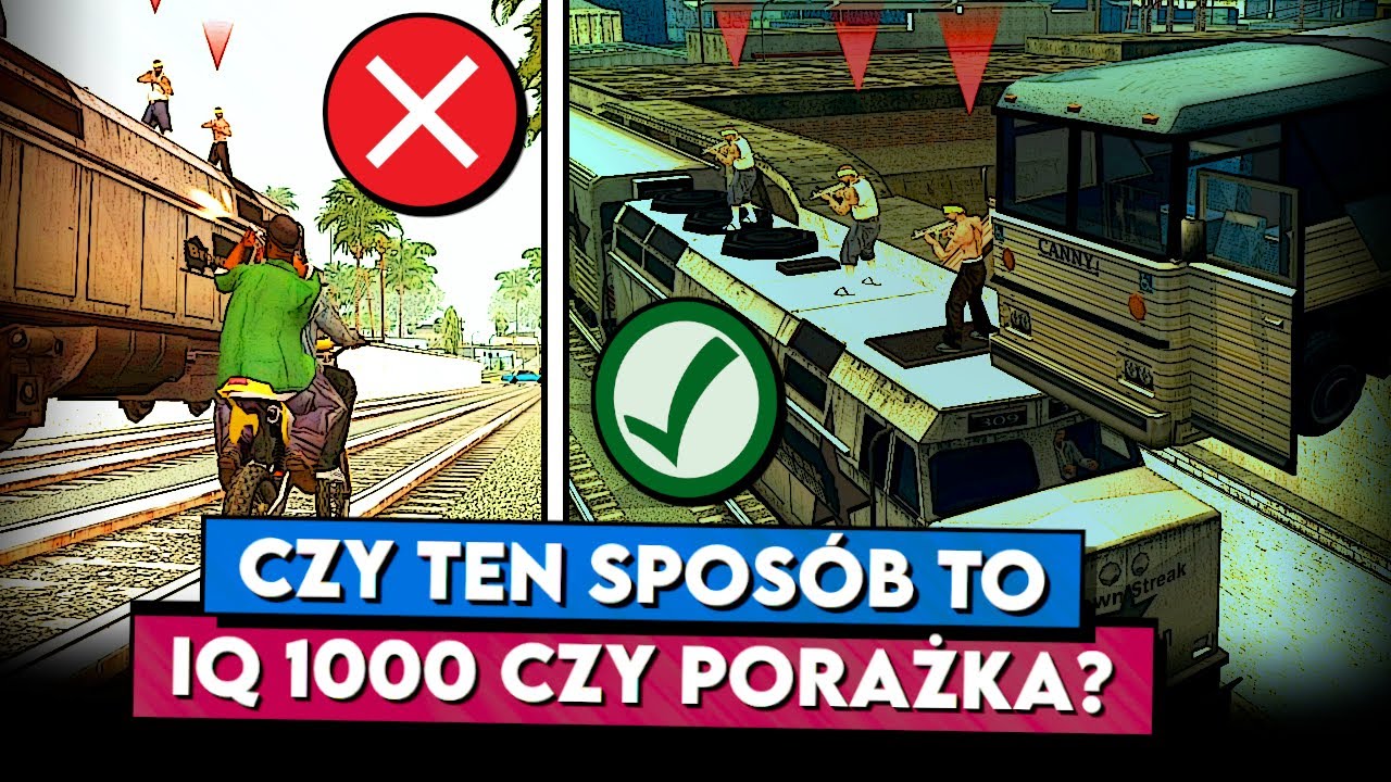 CZY TEN SPOS&Oacute;B TO IQ 1000? | POGROMCY MIT&Oacute;W GTA SAN ANDREAS! #134