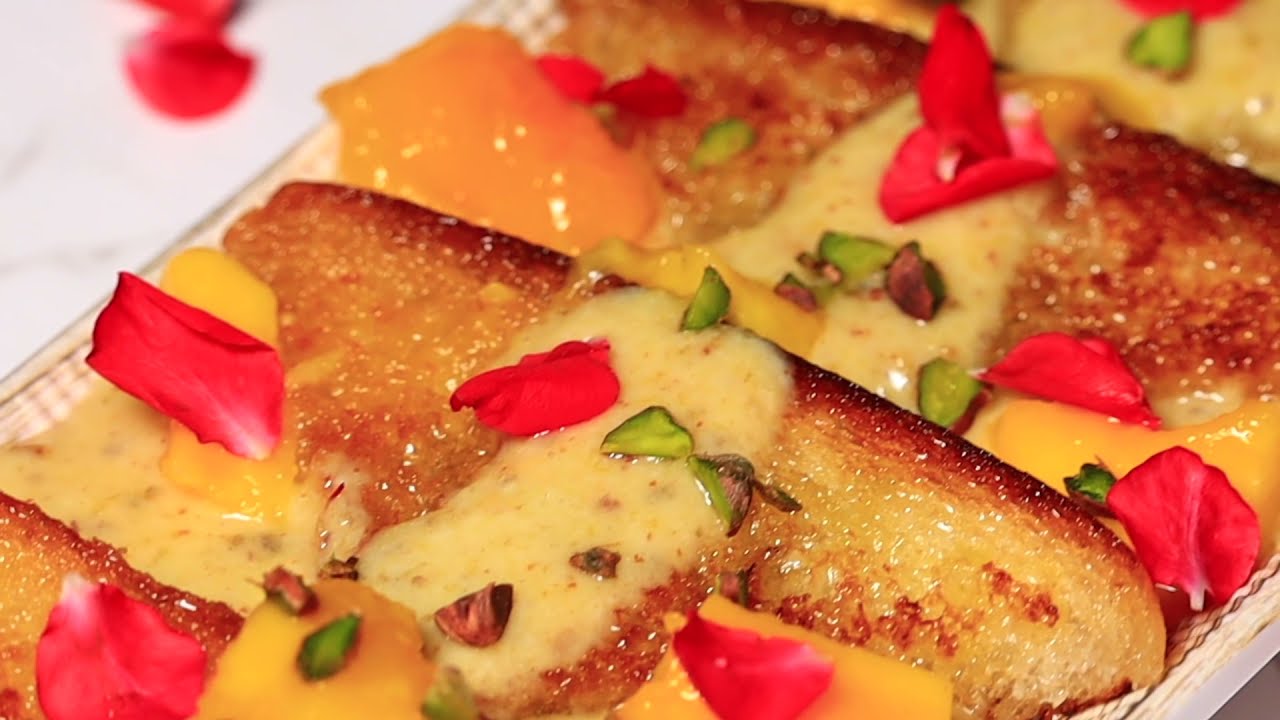 MANGO SHAHI TUKRA | SHAHI TUKRA RECIPE WITH MANGO