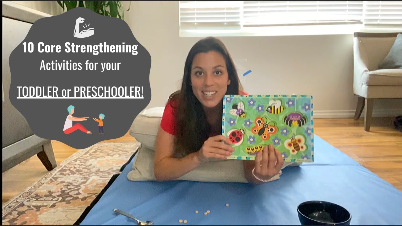 10 easy TODDLER + PRESCHOOLER strengthening activities in under 10 minutes