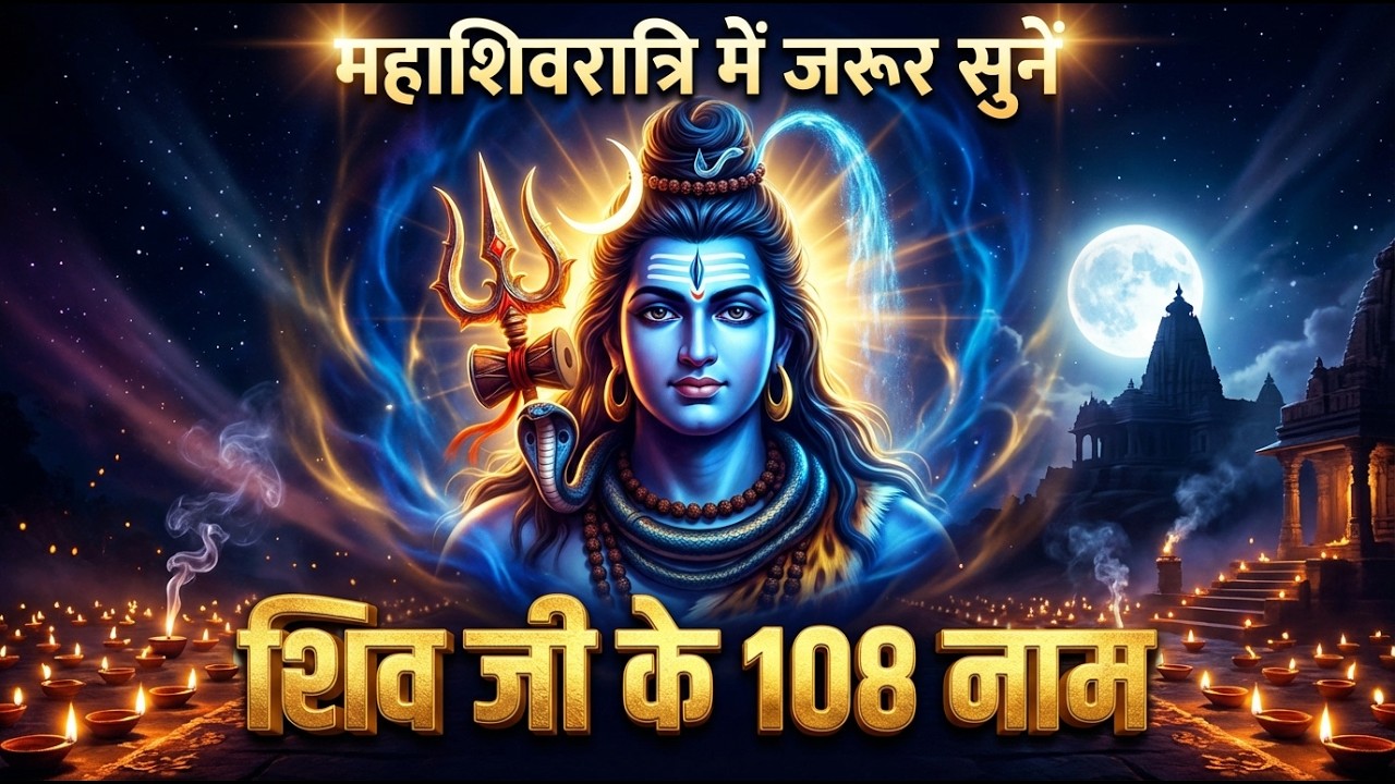 Shiv Ji Ke 108 Naam | 108 Names of Lord Shiva | Maha Shivratri Special 2026 | Har Har Mahadev