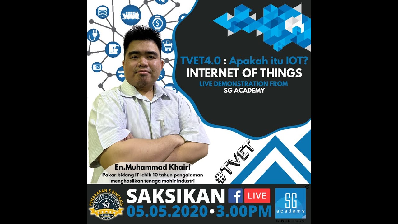 Tvet4.0: Apakah itu IoT? 𝗟𝗜𝗩𝗘 𝗗𝗘𝗠𝗢𝗡𝗦𝗧𝗥𝗔𝗧𝗜𝗢𝗡!!!