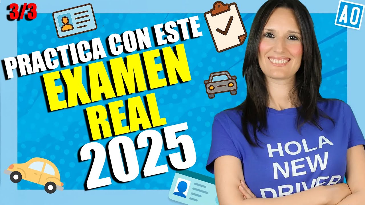 Así son las PREGUNTAS REALES del EXAMEN de CONDUCIR 2025 (PARTE 3)