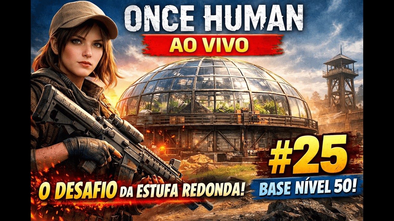 🧬 Once Human AO VIVO #25 | Estratégia de Base Dupla + Farm & Início da Estufa Redonda! 🏰
