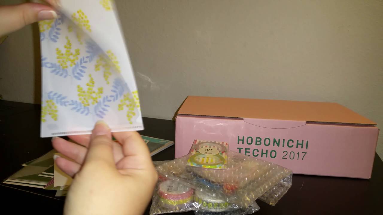 Hobonichi Techo 2017 unboxing: Planner/Journal covers, Washi tape, accessories & more