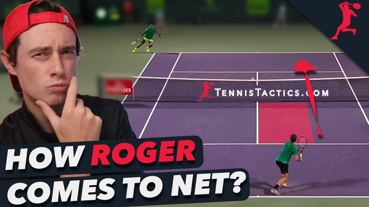 Come to the Net Like Roger Federer! - Tennis Tactic 11640 - Tennis Strategy Lesson!