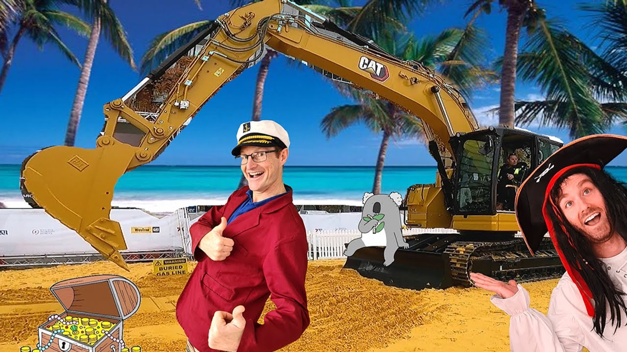Dig for Treasure with a Digger - Learn about Excavators and Bulldozers