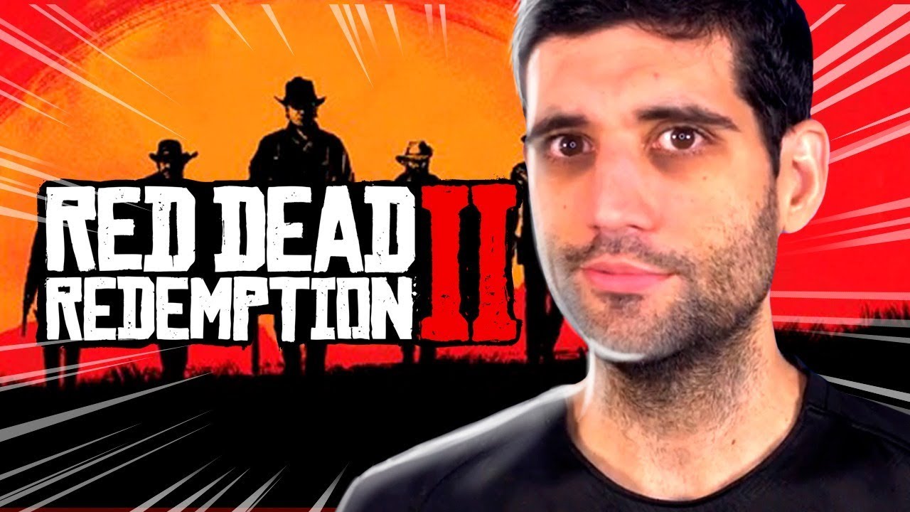 Primeiro GAMEPLAY de Red Dead Redemption 2, quase CHOREI gravando o video