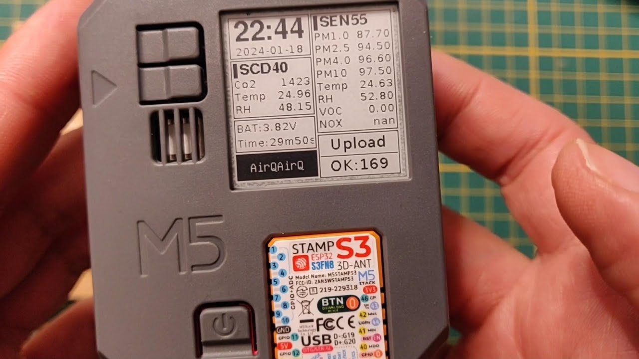 M5StampS3 AirQ - Air Quality Kit -  Unboxing
