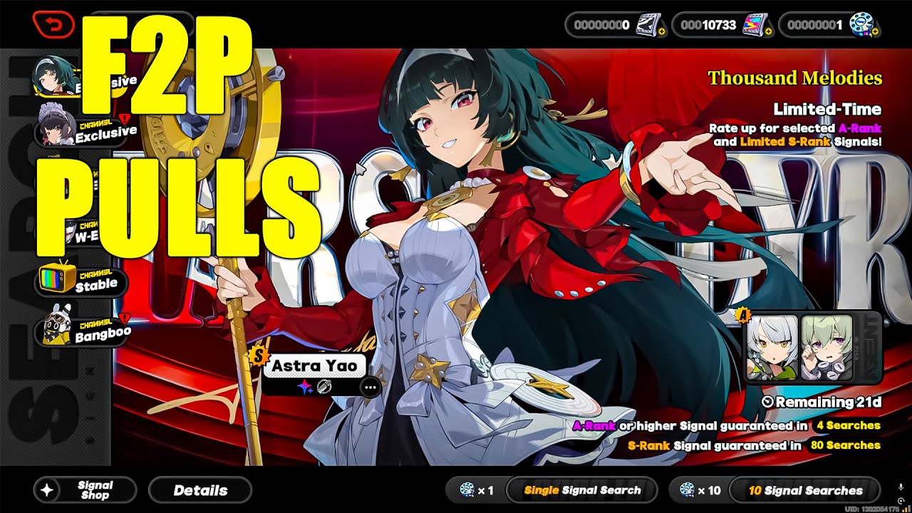 Astra Yao Pulls F2p | Zenless Zone Zero 1.5