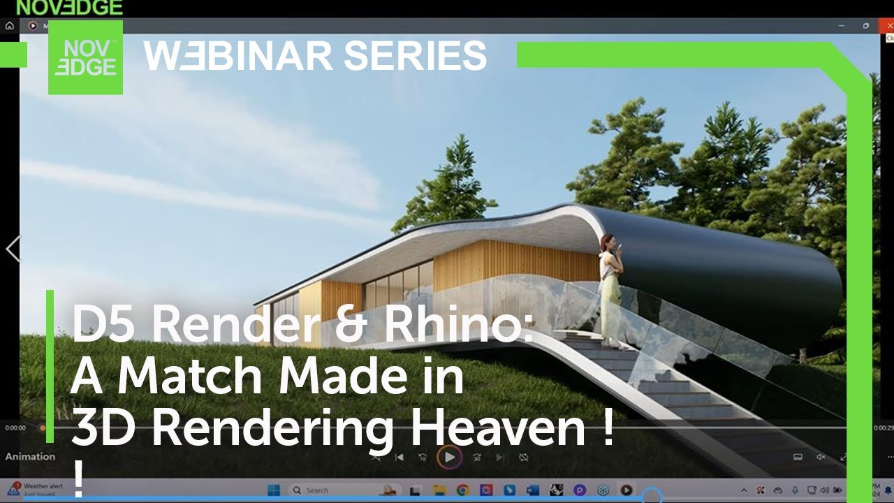 AI-Powered Architecture Design with D5 Render & Rhino