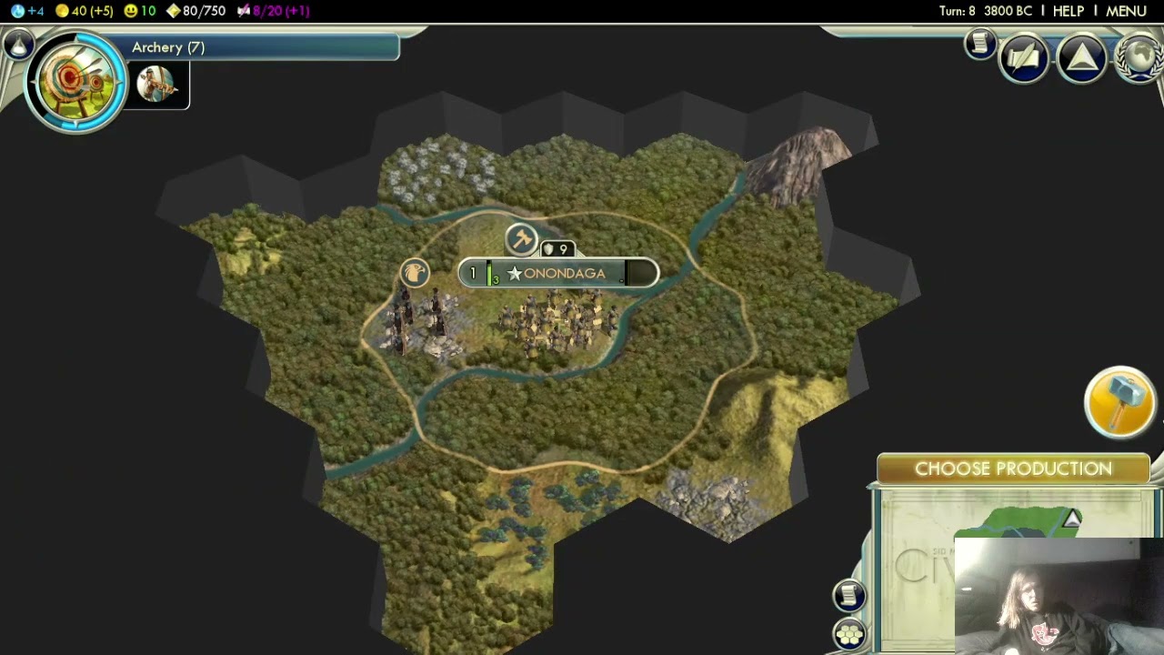 Civilization 5 - Cheiftain Iriquois - Ancient era -  James