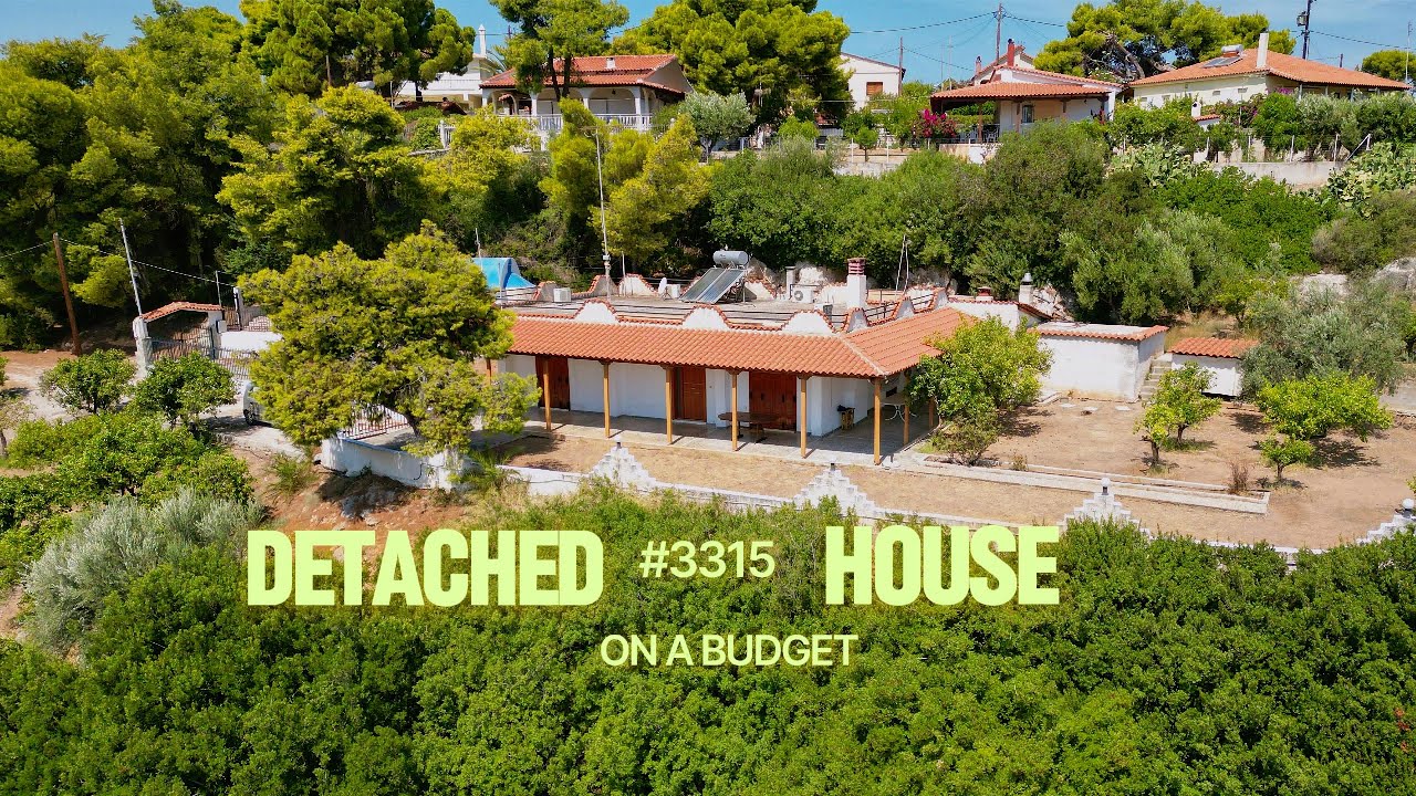 For Sale – Detached Country House with Panoramic Sea View | Loutra Oraias Elenis
