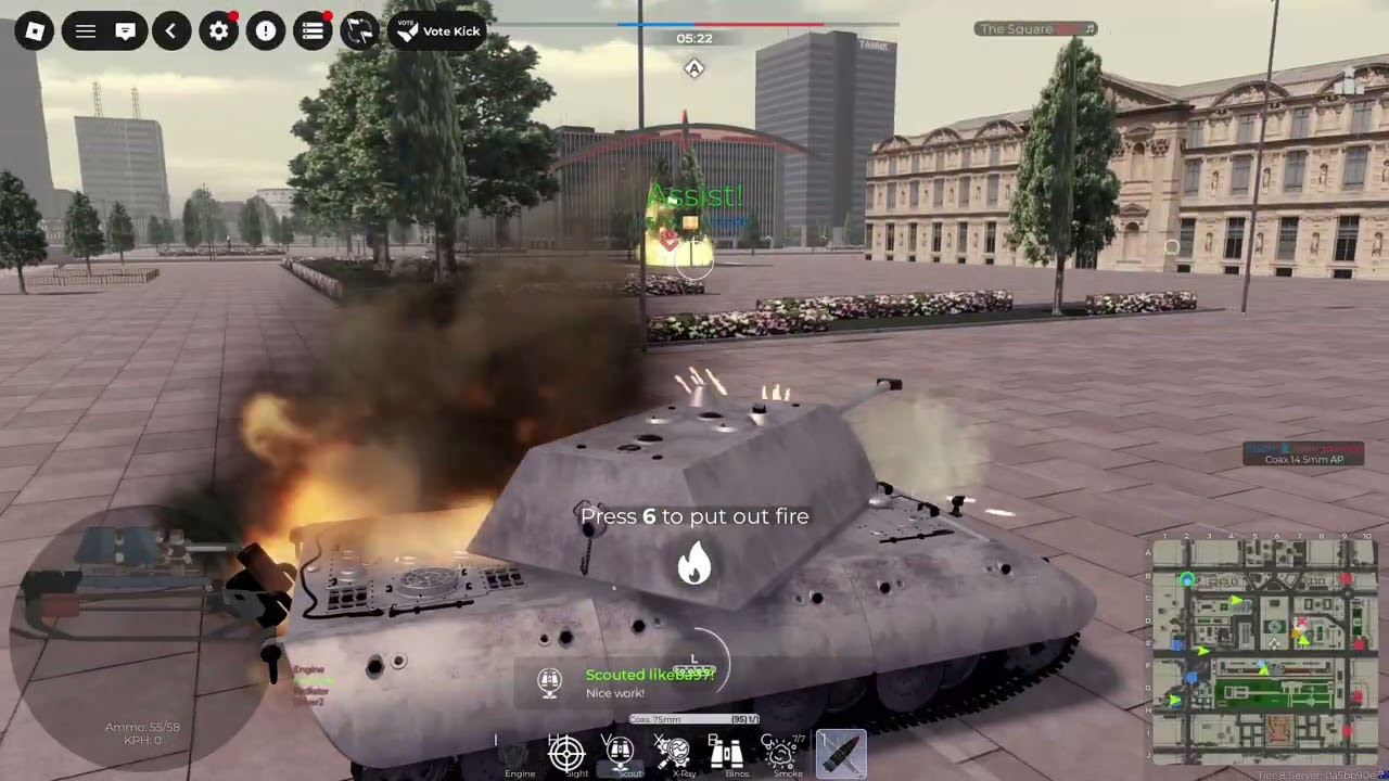Roblox Cursed tank simulator