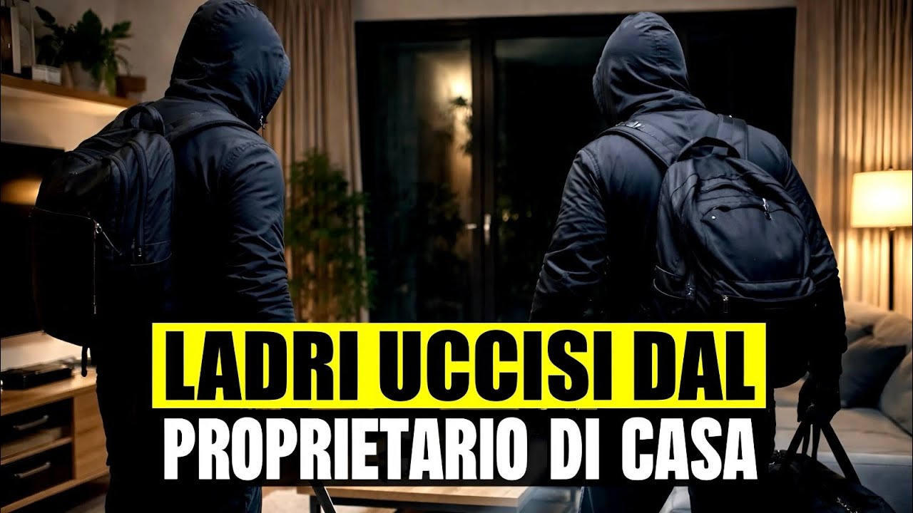 LADRI ENTRANO IN CASA E VENGONO UCCISI A COLPI DI PISTOLA DAL PROPRIETARIO: ORA RISCHIA GROSSO