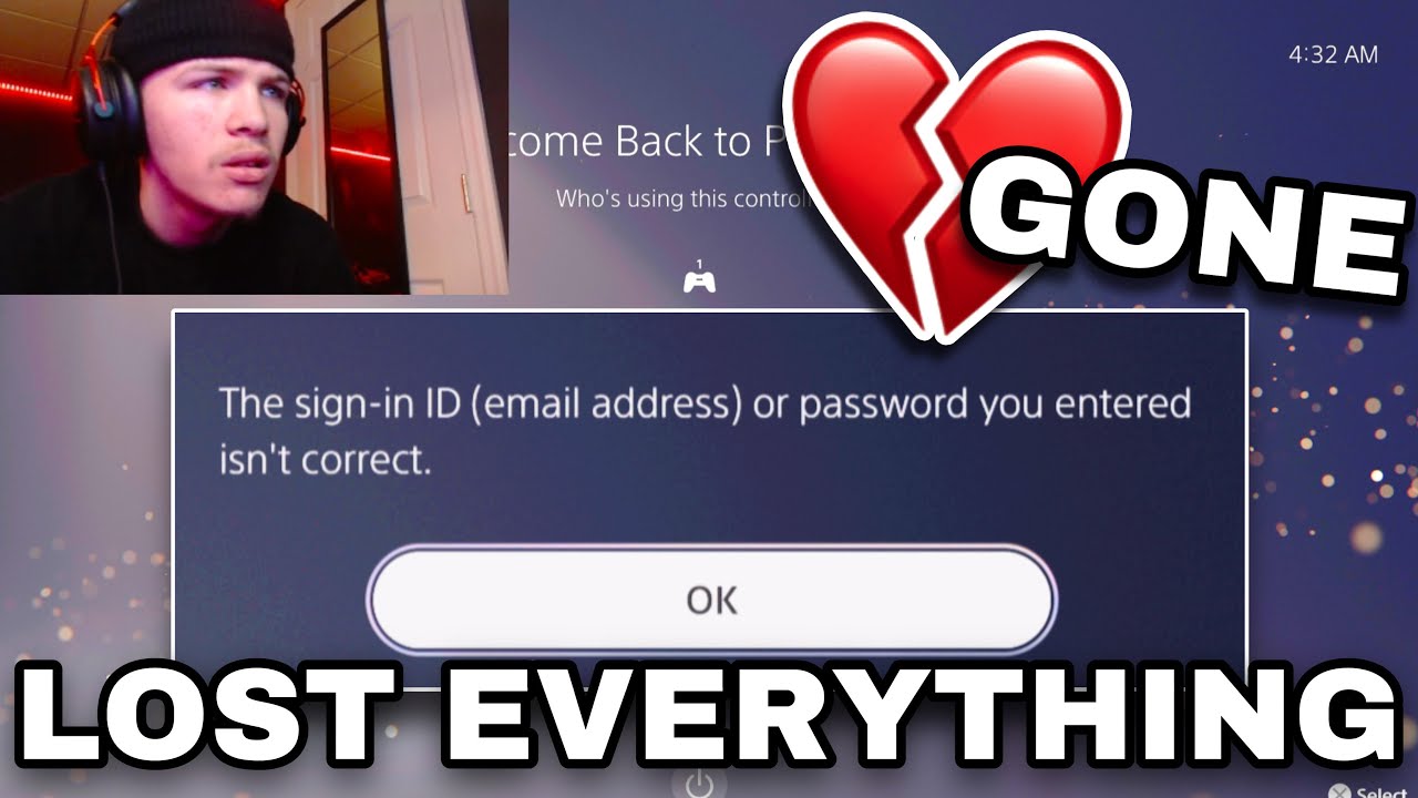 I LOST EVERYTHING ON MY PLAYSTATION FOREVER... this is the end