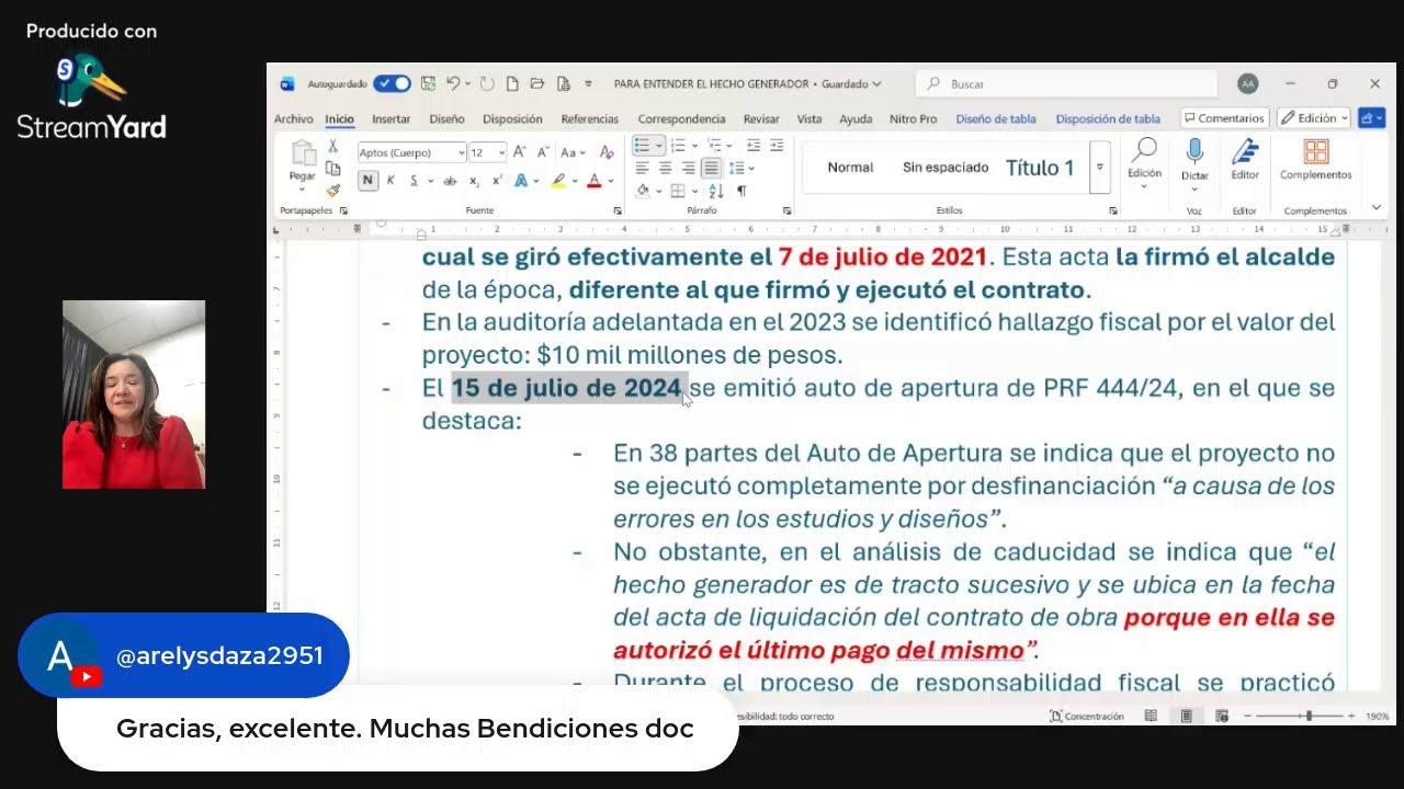 Clase #3: Fundamentos del proceso de Responsabilidad Fiscal