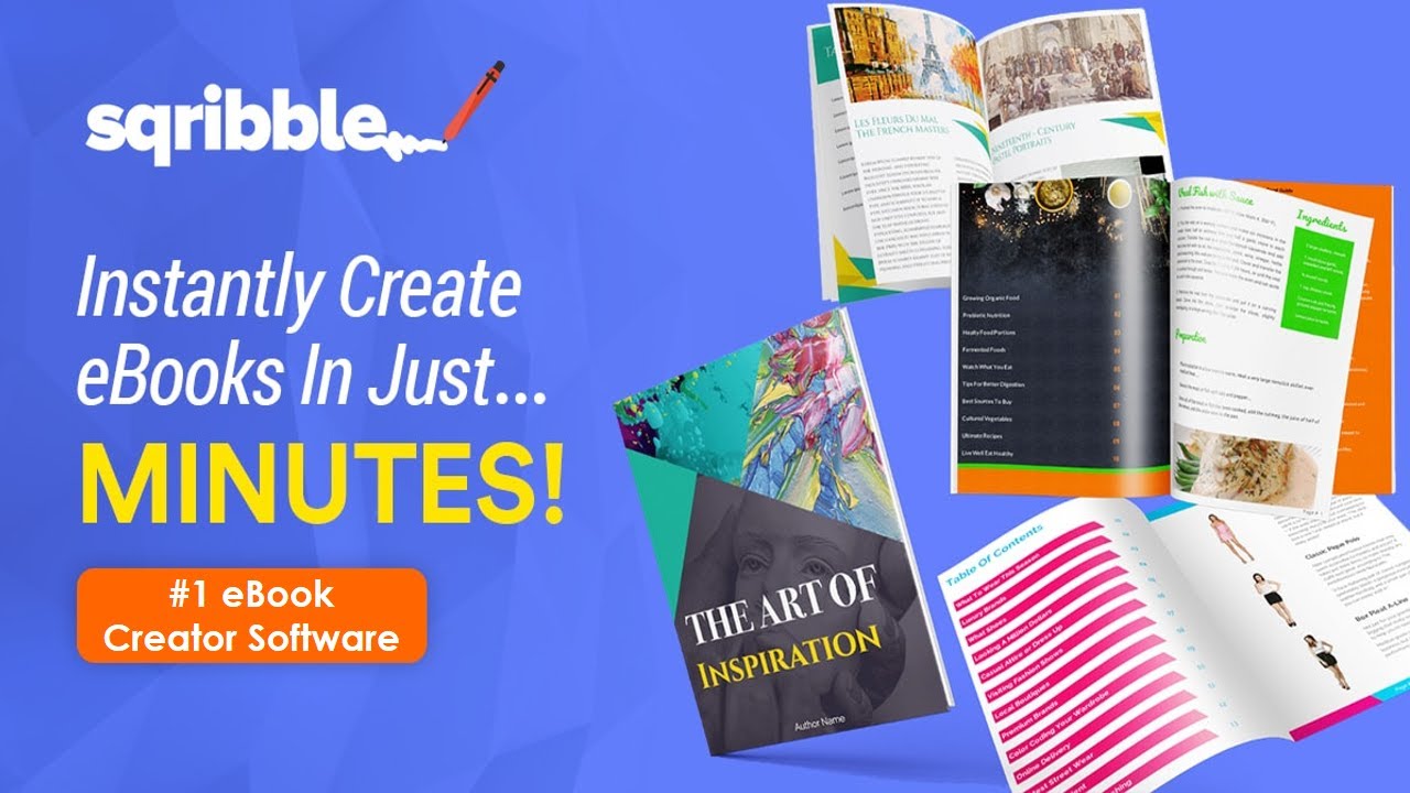 Sqribble | High Tech eBook Software | #1 ebook Creator Software