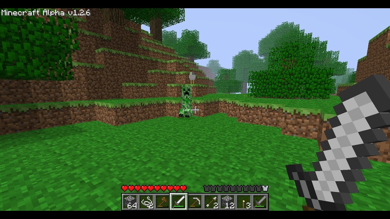Minecraft Alpha 1.2.6 Gameplay
