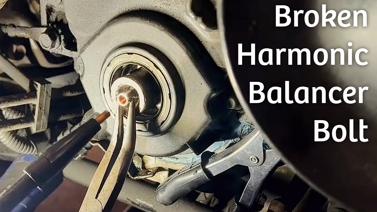 Broken Harmonic Balancer Bolt - GMC Jimmy (Welding vs. Extraction Jig) 🔧🔩🔥