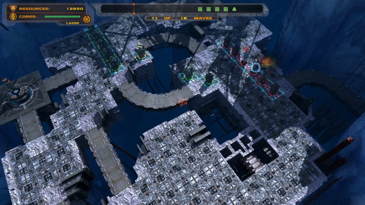 Defense Grid - Mission 10 - Veil of Ice - Practice - Gold