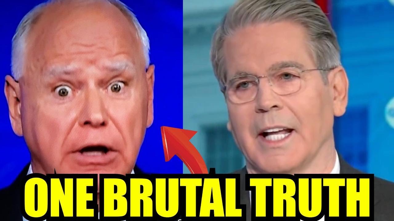 Scott Bessent EXPOSES Tim Walz with One Brutal Fact On Live TV