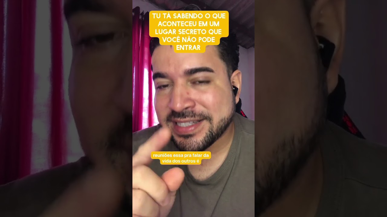 Aconteceu em um lugar secreto que você não pode entrar 
