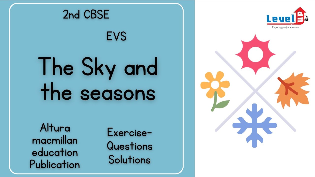 2nd CBSE EVS |The Sky And The Seasons| Altura |macmillan education|  Exercise-Questions Solutions