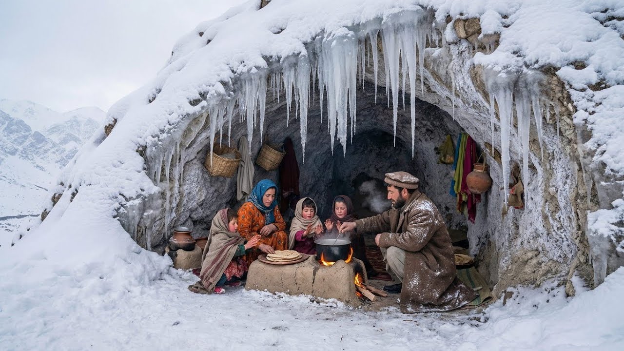 Surviving in Afghanistan’s Deadliest Freezing Cave | Real Family Life in Nature