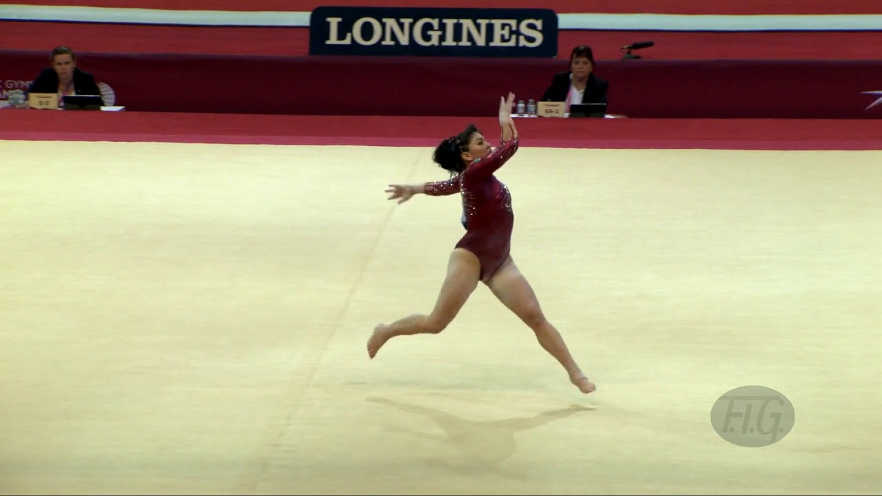 MORENO Alexa (MEX) - 2018 Artistic Worlds, Doha (QAT) - Qualifications Floor Exercise